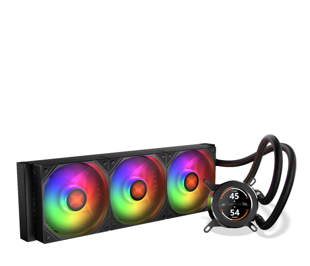 KRUX HydroGlance 360 ARGB LCD 3x120mm KRXE004 - 1362096 - zdjęcie 5
